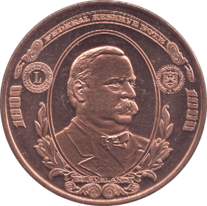 1oz FINE COPPER .999 CLEVELAND REF E36 - Copper 1 oz Coins - Cambridgeshire Coins