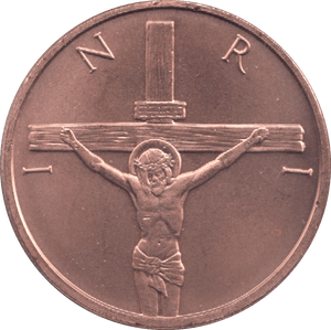 1oz FINE COPPER .999 INRI REF E48 - Copper 1 oz Coins - Cambridgeshire Coins