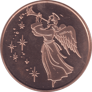 1oz FINE COPPER .999 MERRY CHIRSTMAS REF E2 - Copper 1 oz Coins - Cambridgeshire Coins