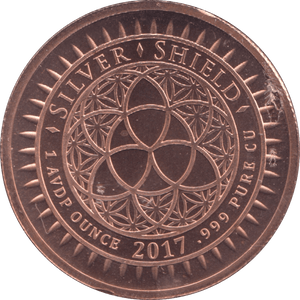 1oz FINE COPPER .999 OBEY REF E22 - Copper 1 oz Coins - Cambridgeshire Coins