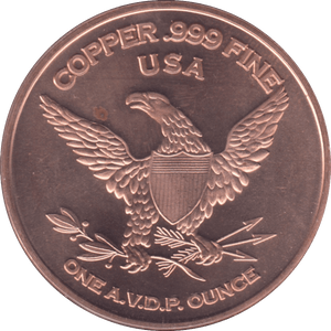 1oz FINE COPPER .999 THE ICE AGE REF E12 - Copper 1 oz Coins - Cambridgeshire Coins
