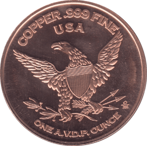 1oz FINE COPPER .999 THE ICE AGE REF E24 - Copper 1 oz Coins - Cambridgeshire Coins
