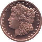 1oz FINE COPPER .999 UNITED STATES OF AMERICA REF E20 - Copper 1 oz Coins - Cambridgeshire Coins