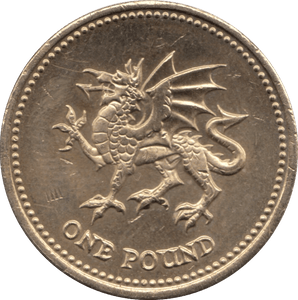 2000 CIRCULATED £1 Welsh Dragon - £1 CIRCULATED - Cambridgeshire Coins