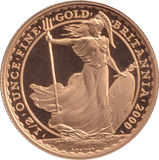 2000 GOLD PROOF £50 1/2 OUNCE BRITANNIA - GOLD BRITANNIAS - Cambridgeshire Coins