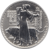 2001 SILVER BRITANNIA ONE OUNCE TWO POUNDS - Cambridgeshire Coins