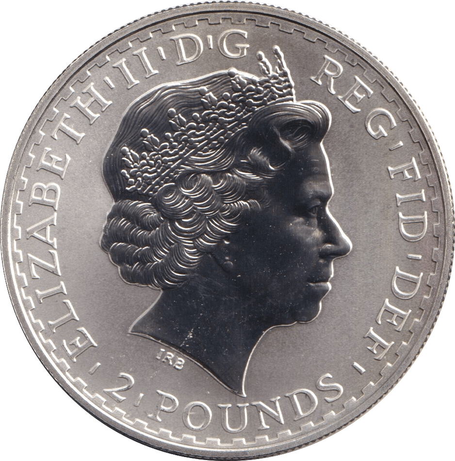 2004 SILVER BRITANNIA ONE OUNCE TWO POUNDS - Cambridgeshire Coins