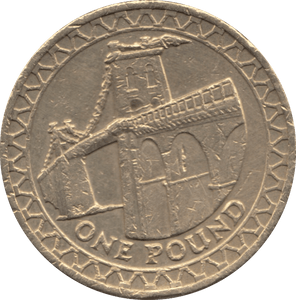 2005 CIRCULATED £1 Wales Menai Bridge - £1 CIRCULATED - Cambridgeshire Coins