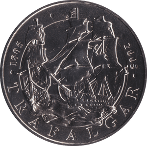 2005 CIRCULATED £5 BATTLE OF TRAFALGAR COIN - £5 CIRCULATED - Cambridgeshire Coins