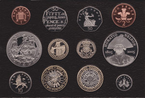 2005 ROYAL MINT PROOF SET - ROYAL MINT PROOF SET - Cambridgeshire Coins