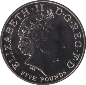 2006 CIRCULATED £5 80TH BIRTHDAY QUEEN ELIZABETH COIN - £5 CIRCULATED - Cambridgeshire Coins