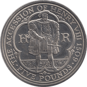2009 CIRCULATED £5 HENRY VIII COIN - £5 CIRCULATED - Cambridgeshire Coins