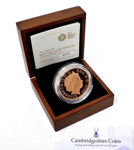 2010 Gold Proof £5 Coin Restoration Monarchy 22ct Bullion Royal Mint Box COA - £5 Gold Proof - Cambridgeshire Coins