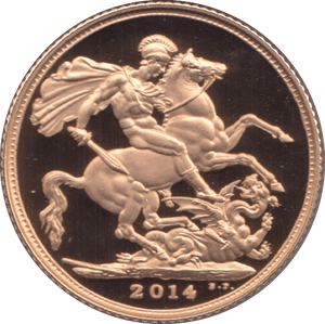 2014 GOLD SOVEREIGN ( PROOF ) - Sovereign - Cambridgeshire Coins