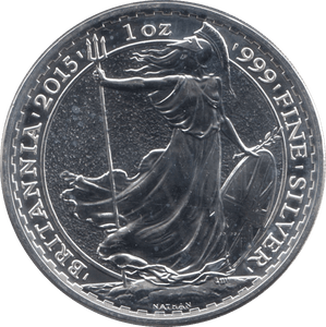 2015 SILVER BRITANNIA ONE OUNCE TWO POUNDS - Cambridgeshire Coins