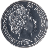 2015 TWENTY POUNDS SILVER COIN SIR WINSTON CHURCHILL - Silver Proof - Cambridgeshire Coins