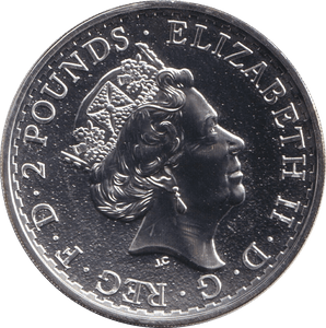 2016 SILVER BRITANNIA ONE OUNCE TWO POUNDS - Cambridgeshire Coins