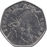 2017 CIRCULATED 50P BENJAMIN BUNNY BEATRIX POTTER - 50P CIRCULATED - Cambridgeshire Coins