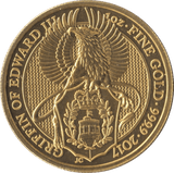 2017 GOLD QUEENS BEASTS ONE OUNCE EDWARD III GRIFFIN - GOLD BRITANNIAS - Cambridgeshire Coins