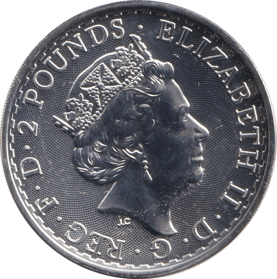 2018 SILVER BRITANNIA ONE OUNCE TWO POUNDS - Cambridgeshire Coins