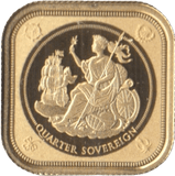 2019 TRISTAN DA CUNHA GOLD QUARTER SOVEREIGN ( PROOF ) - QUARTER SOVEREIGN - Cambridgeshire Coins