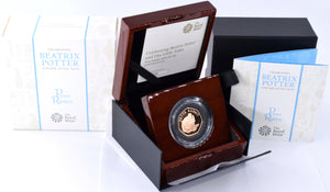 2020 GOLD PROOF PETER RABBIT 50P BEATRIX POTTER COIN BOX + COA ROYAL MINT - Gold Proof 50p - Cambridgeshire Coins