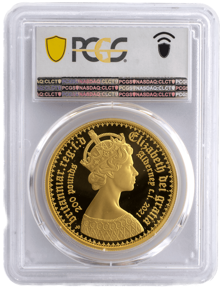 2021 GOLD PROOF NEW GOTHIC CROWN PCGC PR70DCAM - NGC CERTIFIED COINS - Cambridgeshire Coins