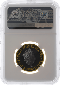 2022 Platinum Proof £2 Queen Elizabeth II GILT ALEXANDER GRAHAM BELL (NGC) PF70 ULTRA CAMEO - NGC CERTIFIED COINS - Cambridgeshire Coins