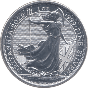 2022 SILVER BRITANNIA ONE OUNCE TWO POUNDS - Cambridgeshire Coins