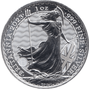 2023 SILVER BRITANNIA ONE OUNCE TWO POUNDS - Cambridgeshire Coins