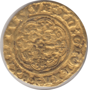 1377 - 1399 RICHARD II GOLD QUARTER NOBLE