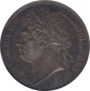 1822 MAUNDY FOURPENCE ( AUNC )