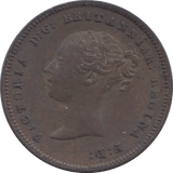 1843 HALF FARTHING ( EF ) 11 - Half Farthing - Cambridgeshire Coins