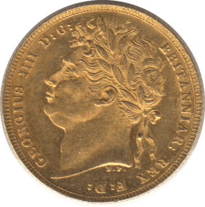 1821 GOLD SOVEREIGN ( UNC ) GEORGE IV