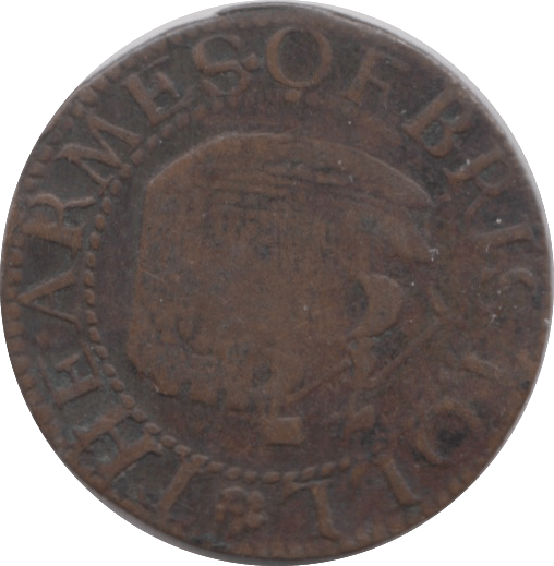 1662 FARTHING TOKEN BRISTOL ( REF 265 )