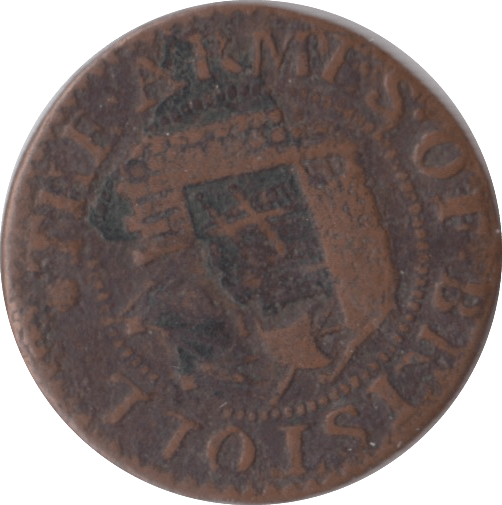 1670 FARTHING TOKEN BRISTOL ( REF 274 )