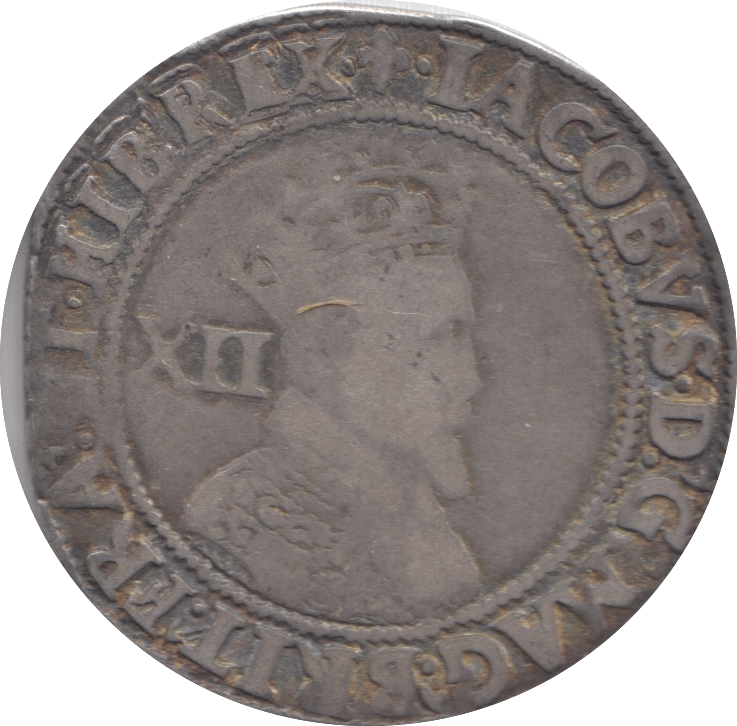1604 - 1619 SILVER SHILLING JAMES 1ST REF 36