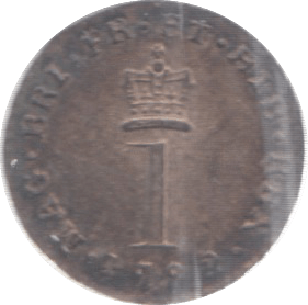 1792 MAUNDY ONE PENNY ( AUNC )
