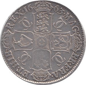 1663 CROWN ( VF ) - Crown - Cambridgeshire Coins