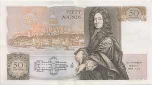 FIFTY POUNDS BANKNOTE SOMERSET REF £50-5 - £50 Banknotes - Cambridgeshire Coins