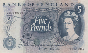FIVE POUNDS BANKNOTE PAGE REF £5-57 - £5 BANKNOTES - Cambridgeshire Coins