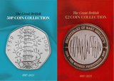 NEW 2023 UK 50P + £2 COIN HUNT ALBUM TWIN SAVERS PACK - Coin Album - Cambridgeshire Coins