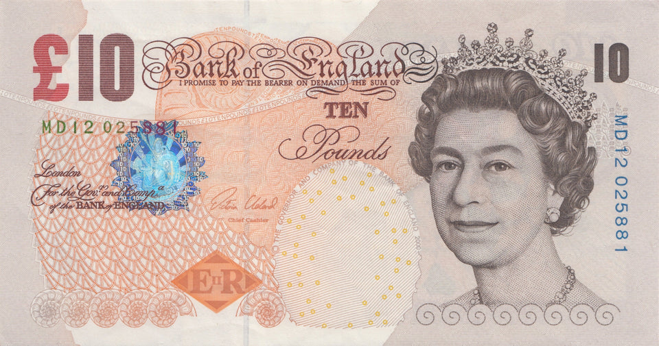 TEN POUNDS BANKNOTE CLELAND REF £10-47 - £10 Banknotes - Cambridgeshire Coins