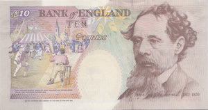TEN POUNDS BANKNOTE KENTFIELD REF £10-34 - £10 Banknotes - Cambridgeshire Coins