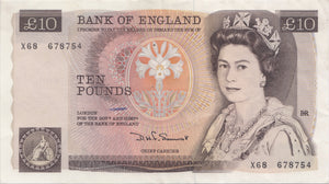 TEN POUNDS BANKNOTE SOMERSET REF £10-7 - £10 Banknotes - Cambridgeshire Coins