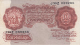 TEN SHILLINGS BANKNOTE BEALE REF SHILL-21 - 10 Shillings Banknotes - Cambridgeshire Coins