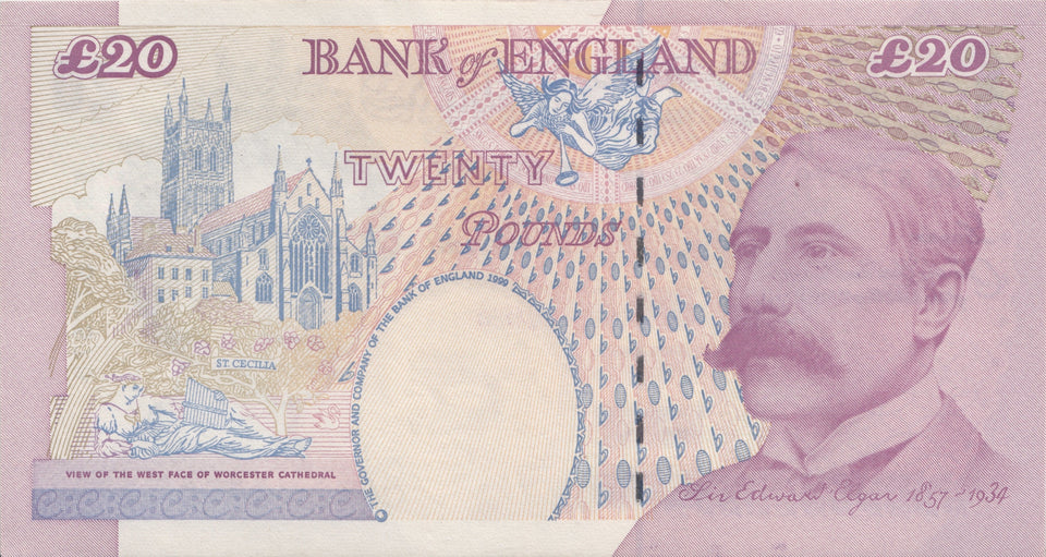 TWENTY POUNDS BANKNOTE BAILEY REF £20-5 - £20 Banknotes - Cambridgeshire Coins