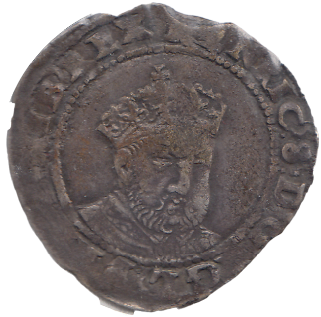 1547 SILVER SIXPENCE HENRY VIII TYPE IV