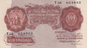 10 SHILLING BANKNOTE CATTERNS SHILL-1 - 10 Shillings Banknotes - Cambridgeshire Coins