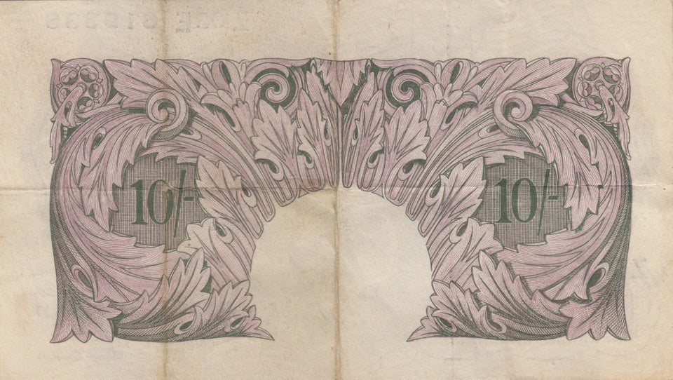 10 SHILLING BANKNOTE PEPPIATT SHILL-4 - 10 Shillings Banknotes - Cambridgeshire Coins